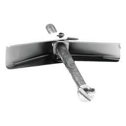 Sujetador Mariposa / Tornillo 1/8" (3 mm) / Bronca 3/8" (10 mm) / Largo 2" (51 mm) / Carga 12 kg en Tablaroca
