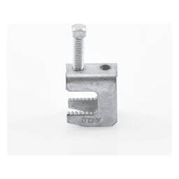 Mordaza de Acero para Varilla Roscada / 3/4" / 3/8" / Carga 200 kg / Galvanizado Electrolítico