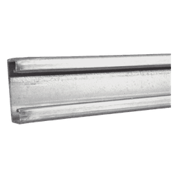 Canal Unicanal Sólido / 4 x 2 cm (1.57 x 0.79 in) / Acero Pregalvanizado 1.52 mm / Longitud 3 m (9.84 ft) / Refuerzo Estructural / 0.9 kg/m