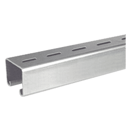Unicanal Perforado 4 x 4 cm x 3 m / Calibre 16 / Galvanizado Electrolítico.