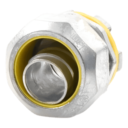 Conector Recto para tubo tipo Liquidtight de 1/2" (13 mm). 