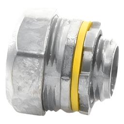 Conector Recto para tubo tipo Liquidtight de 1/2" (13 mm). 