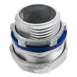 Conector Recto para Tubo Liquidtight / 1 1/2" (38 mm) / Acabado Bruñido Brillante / Norma NEMA FB-1 / UL 514B