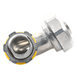 Conector Curvo para tubo tipo Liquidtight de 1/2"  (13 mm). Compatible con ANC-COT12.