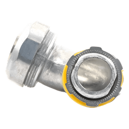 Conector Curvo para tubo tipo Liquidtight de 3/4"  (19 mm). Compatible con ANC-COT34.