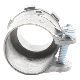 Conector recto para tubo flexible de 3/4" (19 mm)