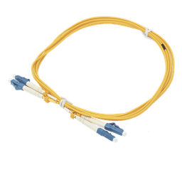Jumper de Fibra Óptica / Monomodo G.652D / LC/UPC-LC/UPC / Dúplex / 2 m (6.56 ft) / Forro 2 mm