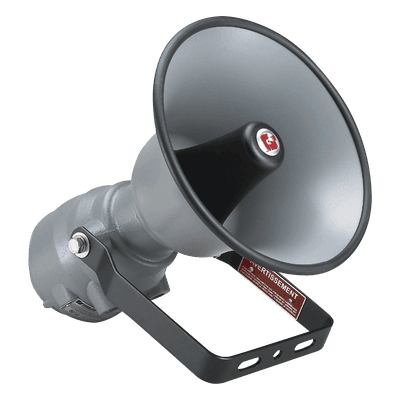 Altavoz amplificado a prueba de explosiones / 15 W / 110 dB a 3 m (10 pies) / IP66 / 120 VCA / Montaje giratorio