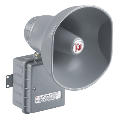 Altavoz amplificado / 15W / Clasificado para ubicaciones peligrosas / 24 VCA/VCD / IP66 / Tipo 4X / 110 dB a 3 m (9.84 ft)