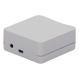 Repetidor inalámbrico para extender el alcance RF de un sistema Caseta Wireless, cobertura aproximada de 232 m², alimentación USB de 5 V con adaptador incluido