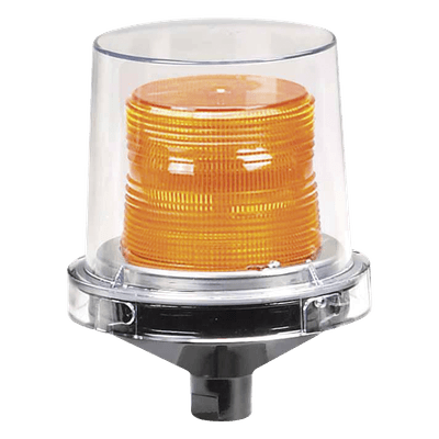 Luz de advertencia LED para ubicaciones peligrosas Electraray®, UL y cUL para Clase I, División 2, Grupos A, B, C y D; Clase II División 2, Grupos F y G; Clase III, 240 VCA, color Ámbar, parpadeo predeterminado
