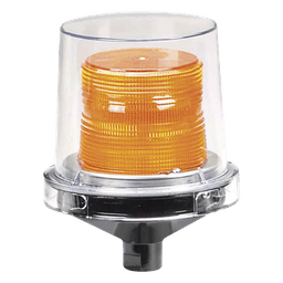Luz de advertencia LED para ubicaciones peligrosas Electraray®, UL y cUL para Clase I, División 2, Grupos A, B, C y D; Clase II División 2, Grupos F y G; Clase III, 240 VCA, color Ámbar, parpadeo predeterminado