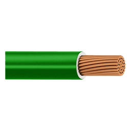 Cable THW-LS / Calibre 12 AWG / 19 Hilos / Color Verde / Bobina 100 m (328 ft)
