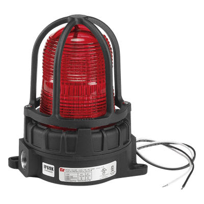 Luz de advertencia LED para ubicaciones peligrosas / Montaje en superficie / 24 VCD / Rojo / NEMA 4X / -50°C a 65.5°C