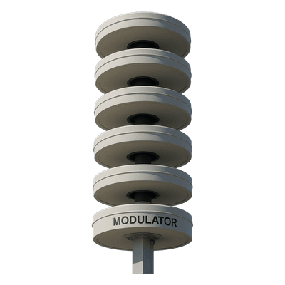 Altavoz omnidireccional de alta potencia / 1600W / 118 dBc / 360° / 200-2000 Hz / 30.5 m (100 ft)