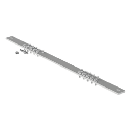 Barra de Conexión a Tierra / Rack 19" / 20 Orificios / 483 mm (1.58 ft) / 45 Unidades / EIA-310