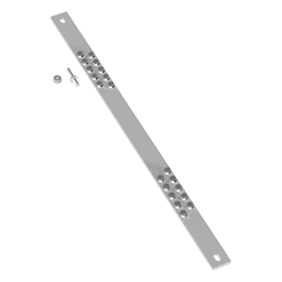 Barra de Conexión a Tierra / Rack 19" / 20 Orificios / 483 mm (1.58 ft) / 45 Unidades / EIA-310