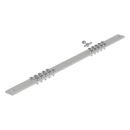 Barra de Conexión a Tierra / Rack 19" / 20 Orificios / 483 mm (1.58 ft) / 45 Unidades / EIA-310