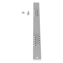 Barra de Conexión a Tierra / Rack 19" / 20 Orificios / 483 mm (1.58 ft) / 45 Unidades / EIA-310