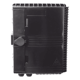 Cierre de Empalme para 24 Fusiones de Fibra Óptica, Interior/Exterior, con 16 Acopladores SC/APC y Splitter 1x16 SC/APC Incluido, IP65