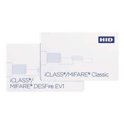 Tarjeta DUAL iClass + Mifare/ PVC Compuesto/ Garantía de por Vida 