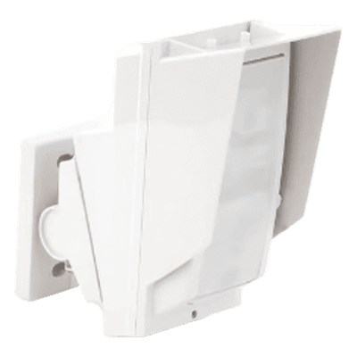 Detector de Movimiento PIR / 100% Exterior / Cableado / 24 m (78.7 ft) de Alcance / IP65 / Giro 180° / Instalación a 3 m / Compatible con Cualquier Panel
