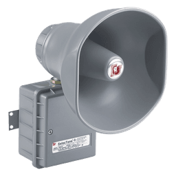 Altavoz amplificado / 15W / Ubicaciones peligrosas / 120 Vca / 110 dB a 10 pies / IP66 e IP69K