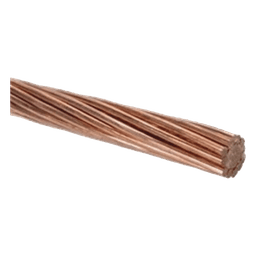 100 m / 1/0 AWG / Cable Eléctrico / Cobre Desnudo / Semiduro 7 Hilos 