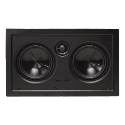 Altavoces de montaje en pared / Woofers duales 5in (0.42ft) / Tweeter 1in (0.08ft) / 100W / 8Ω
