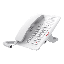 Teléfono IP para Hotelería / 6 Teclas Programables / PoE 802.3af / 2 Puertos Ethernet / Pantalla Gráfica Personalizable