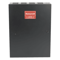 Fuente de poder conmutable 12/24 Vcd a 2.5 A con cargador de batería, gabinete metálico, para control de acceso, incendio y robo