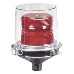 Luces estroboscópicas para lugares peligrosos Electraray® , Homologado UL y cUL para Clase I, División 2, Grupos A, B, C y D; Clase II, División 2, Grupos F y G; Clase III , 12-24 VCD, color Rojo, parpadeo predeterminado