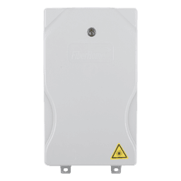 Caja Terminal de Fibra Óptica para Instalación en Interior, Montaje en Pared, 8 Acopladores SC/APC Monomodo, Hasta 24 Empalmes