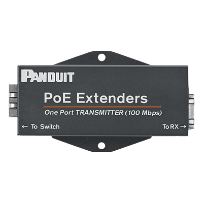 Transmisor PoE/PoE+ Para Uso con Receptor POEXRX1, Hasta 610 Metros (2000 ft) con Cable Cat5e o Cat6, 10/100Mbps