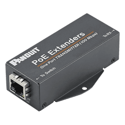 Transmisor PoE/PoE+ Para Uso con Receptor POEXRX1, Hasta 610 Metros (2000 ft) con Cable Cat5e o Cat6, 10/100Mbps