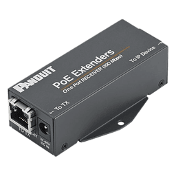 Receptor PoE/PoE+ Para Uso con Transmisor POEXTX1, Hasta 610 Metros (2000 ft) con Cable Cat5e o Cat6, 10/100Mbps