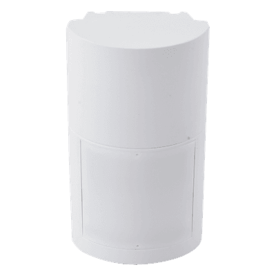Detector de Movimiento Pasivo / Inalambrico (alimentación) / Altura de montaje 0.8m a 2.7 m  ajustable  / 100% Exterior / Compatible con cualquier panel de alarma