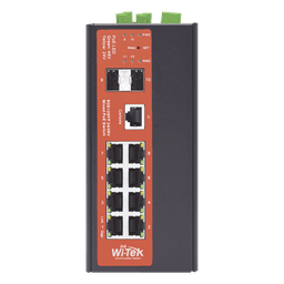 Switch Industrial Administrable Gigabit con 2 Puertos PoE bt + 6 Puertos PoE af/at o 24 V Pasivo + 2 SFP Gigabit, 240 W