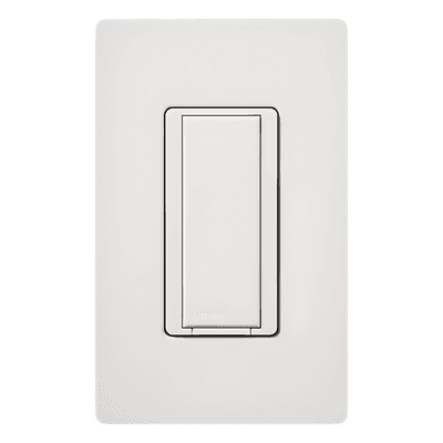 Interruptor accesorio Maestro para control multi-ubicación de luz o ventilador, encendido y apagado con un toque, requiere interruptor electrónico Maestro, color blanco