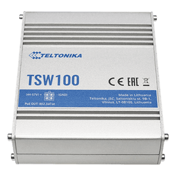 Switch Industrial No-Administrable / 5 Puertos Gigabit / 4 Puertos PoE+ 802.3af/at / 120W Total / -40°C a 75°C / Riel DIN / 115x32x95 mm (4.5x1.3x3.7 in)