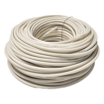 Cable para Cerca Electrificada / Bobina 25 m (82 ft) / Calibre AWG 22 / Doble Aislamiento / Anti-UV / Multifilar Flexible / -10°C a 60°C