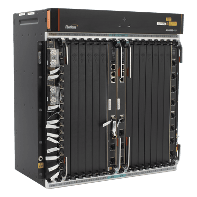 OLT Carrier Class Modular GPON, 14 Ranuras de Servicio, Incluye 1 Tarjeta de Servicio, Doble fuente -48Vcc, 11 UR, Gestión por UNM2000, CLI, Incluye Instalación de software UNM2000, (Interoperabilidad con ONUs de Terceros sin Costo)