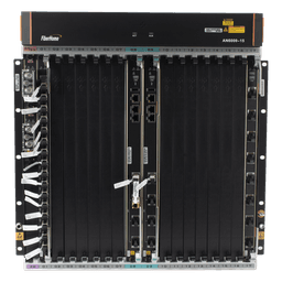 OLT Carrier Class Modular GPON, 14 Ranuras de Servicio, Incluye 1 Tarjeta de Servicio, Doble fuente -48Vcc, 11 UR, Gestión por UNM2000, CLI, Incluye Instalación de software UNM2000, (Interoperabilidad con ONUs de Terceros sin Costo)