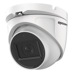 AUDIO POR COAXITRON / Domo TURBOHD 2 Megapixel (1080p) / Gran Angular 106° / Lente 2.8 mm / 20 mts IR EXIR / Exterior IP66 / 4 Tecnologías / dWDR / Metal