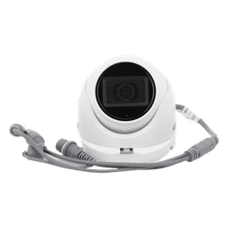 AUDIO POR COAXITRON / Domo TURBOHD 2 Megapixel (1080p) / Gran Angular 106° / Lente 2.8 mm / 20 mts IR EXIR / Exterior IP66 / 4 Tecnologías / dWDR / Metal
