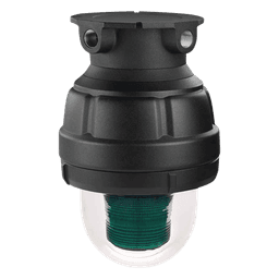 Luz LED, a prueba de explosiones, UL y cUL para Clase I, División 1, Grupo C y D; Clase I, División 2, Grupos A y B; Clase II, División 1, Grupos E, F y G; Clase III, 120-240 VCA, Verde