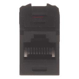 Módulo Acoplador RJ45 / Categoría 6 / Mini-Com / Contactos Chapados en Oro 50 µin / HDBaseT 100 W / -10°C a 65°C