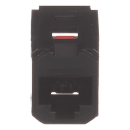 Módulo Acoplador RJ45 / Categoría 6 / Mini-Com / Contactos Chapados en Oro 50 µin / HDBaseT 100 W / -10°C a 65°C