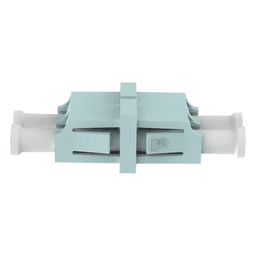Módulo Acoplador LC Duplex, Para Fibra Multimodo, Color Aqua
