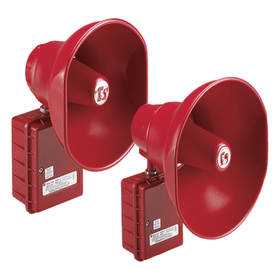 Altavoz amplificado / 15W / 24 VCD / UL listado contra incendios / CSFM aprobado / Uso interior y exterior